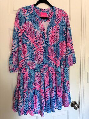 Lilly Pulitzer Tropical Colorful Dress
